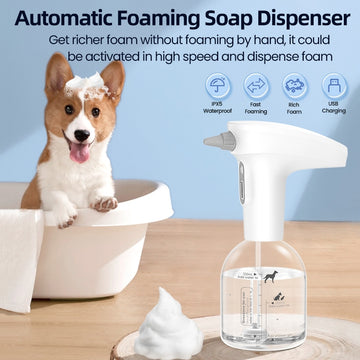 Automatic Cat Soap Foam Dispenser